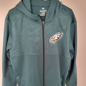 Eagles zip up jacket w hood